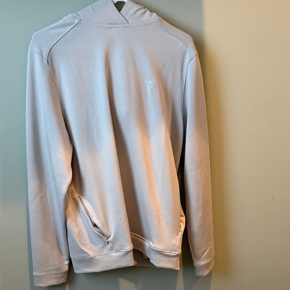 Birddogs Men's Performance Hoodie, Glacier Gray, Size Medium